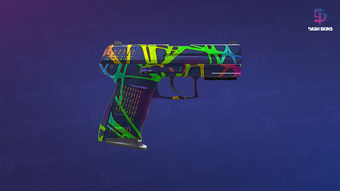 StatTrak™ P2000 | Acid Etched (Field-Tested) - Backside Screenshot