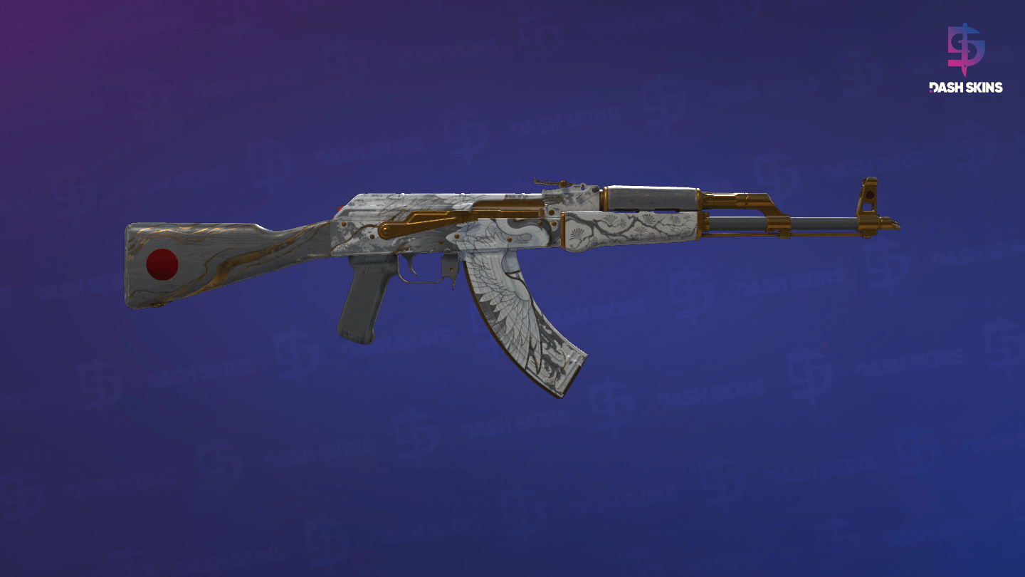 AK-47 | Crane Flight (Battle-Scarred) - Backside Screenshot