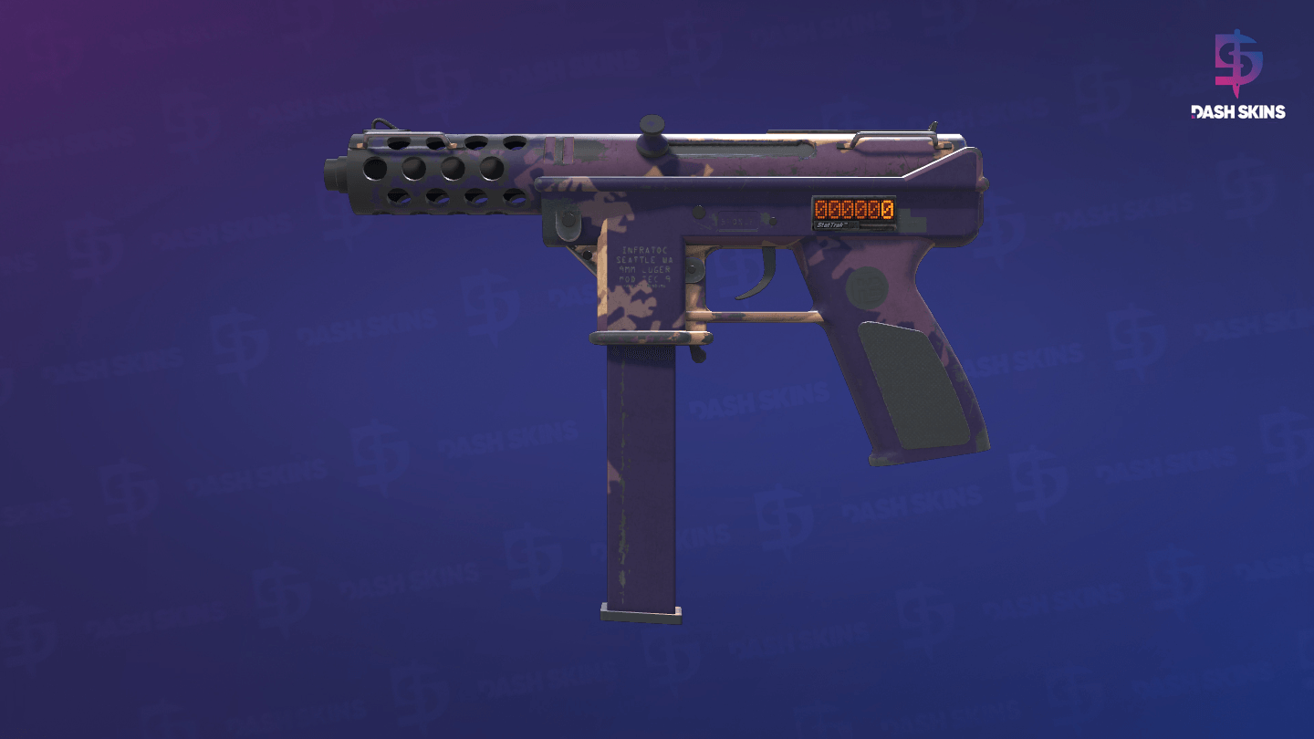 StatTrak™ Tec-9 | Sandstorm (Well-Worn) - Frontside Screenshot