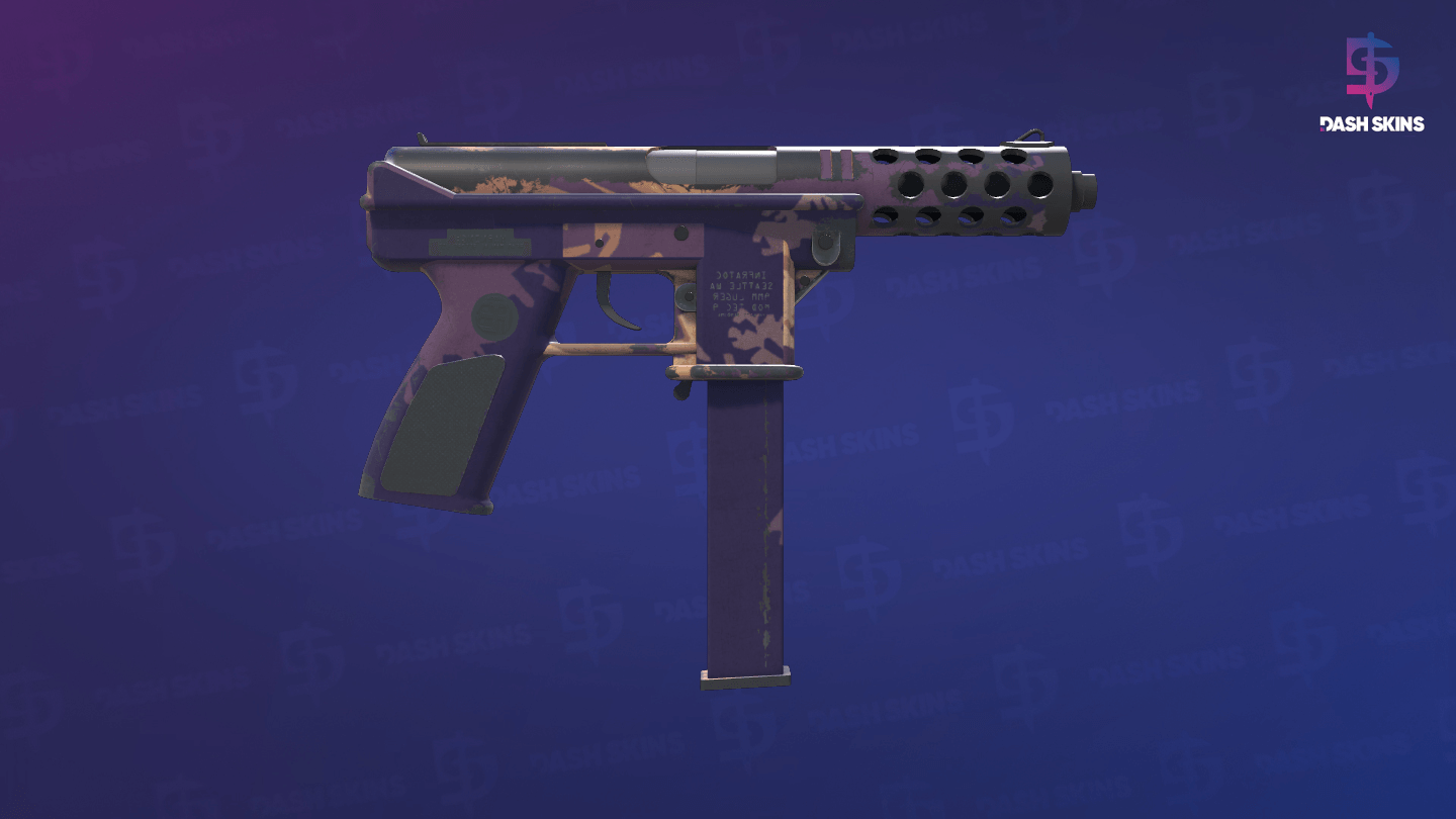 StatTrak™ Tec-9 | Sandstorm (Well-Worn) - Backside Screenshot