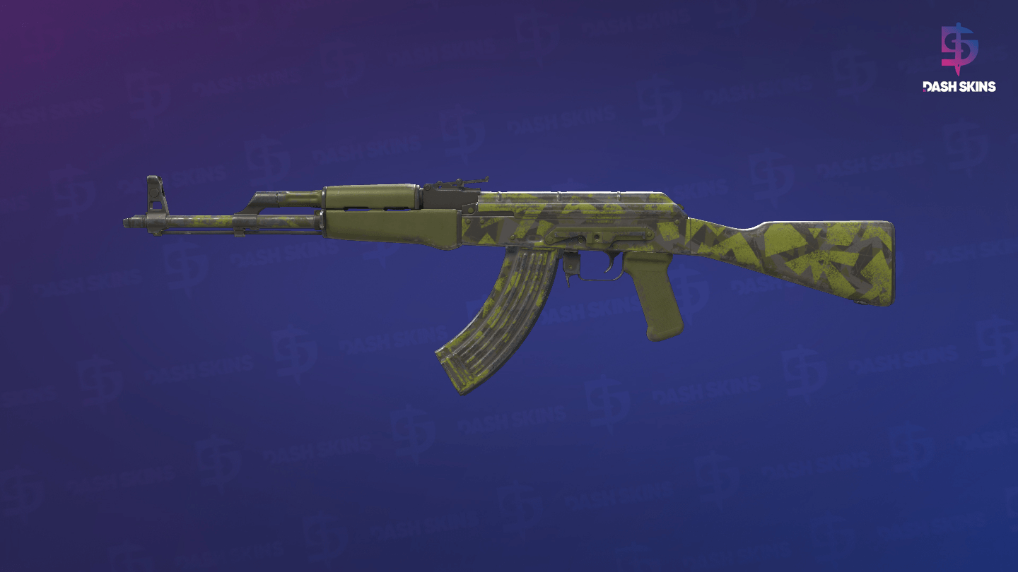 AK-47 | Olive Polycam (Field-Tested) - Frontside Screenshot