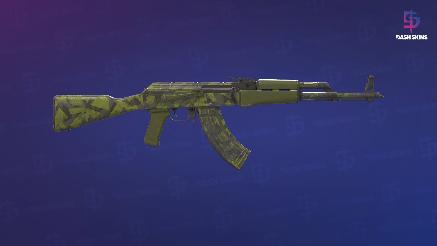 AK-47 | Olive Polycam (Field-Tested) - Backside Screenshot