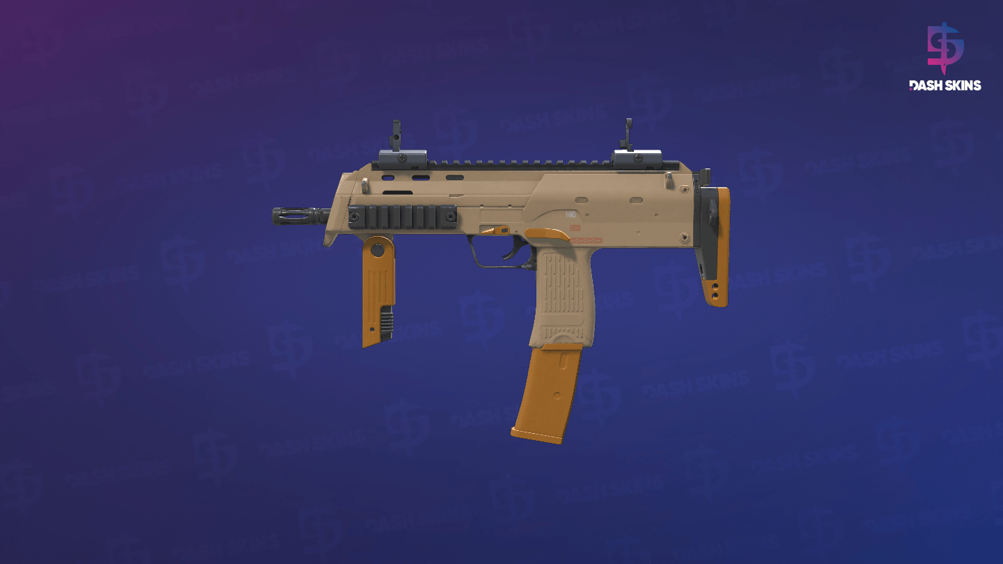 MP7 | Short Ochre (Minimal Wear) - Frontside Screenshot