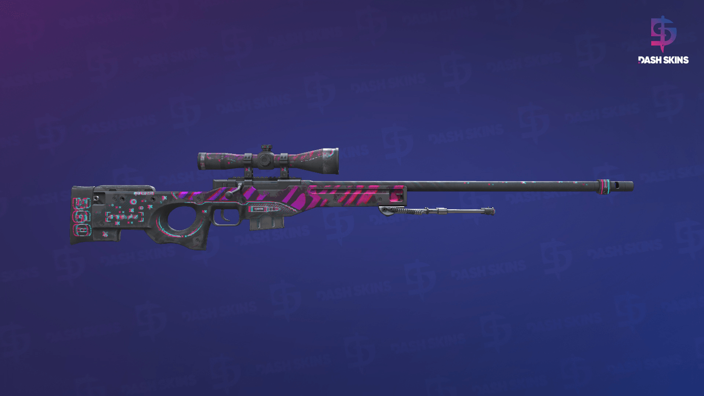 AWP | Chromatic Aberration (Battle-Scarred) - Backside Screenshot