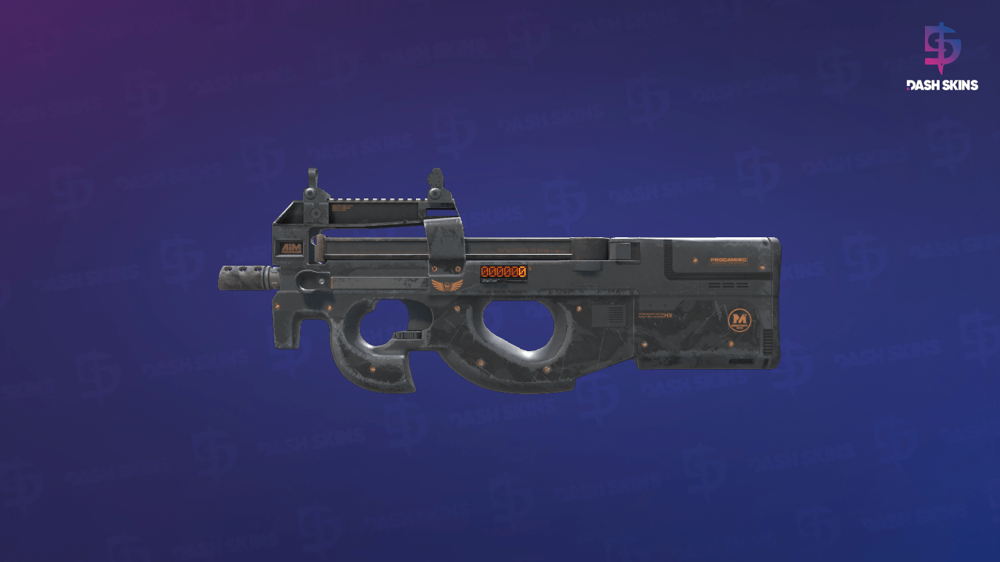 StatTrak™ P90 | Elite Build (Well-Worn) - Frontside Screenshot