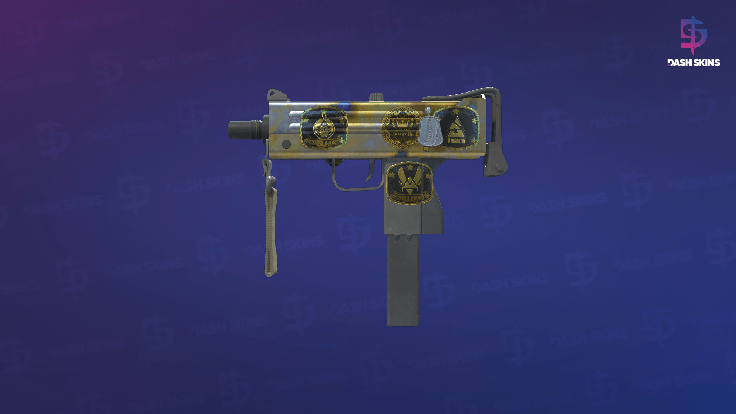 Souvenir MAC-10 | Case Hardened (Field-Tested) - Frontside Screenshot