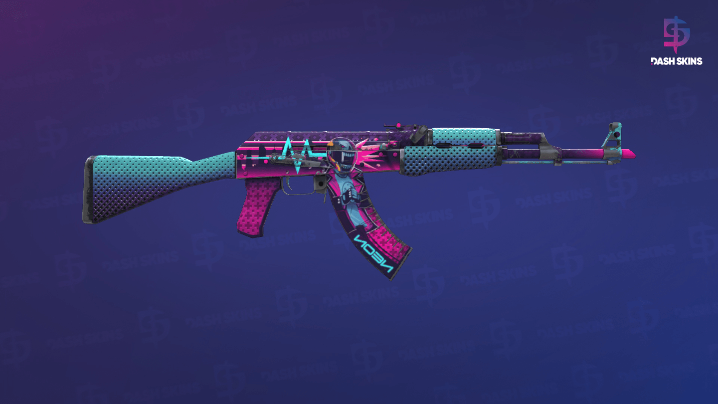 AK-47 | Neon Rider (Field-Tested) - Backside Screenshot