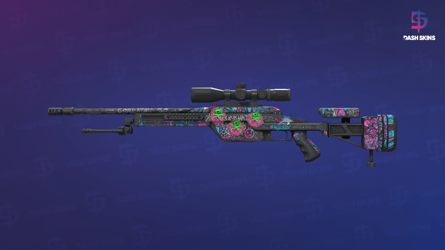 SSG 08 | Fever Dream (Well-Worn) - Frontside Screenshot