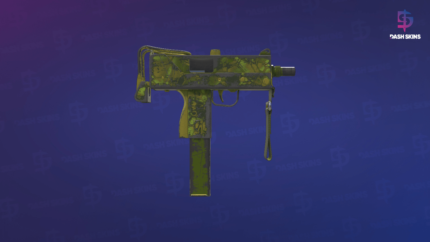 MAC-10 | Acid Hex (Battle-Scarred) - Backside Screenshot