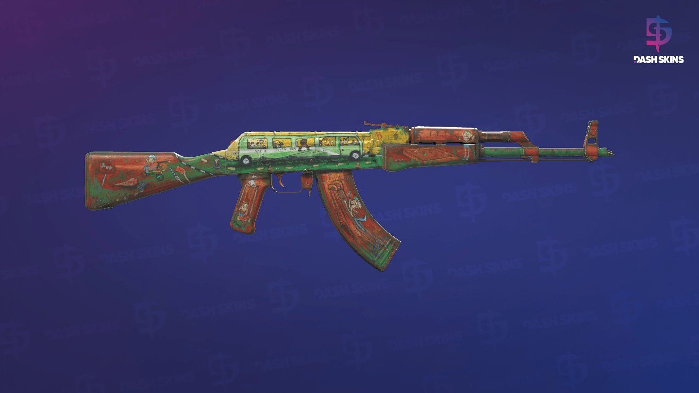 AK-47 | The Outsiders (Field-Tested) - Backside Screenshot