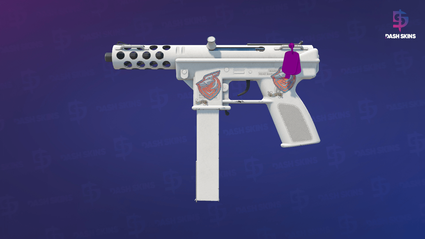 Tec-9 | Whiteout (Minimal Wear) - Frontside Screenshot