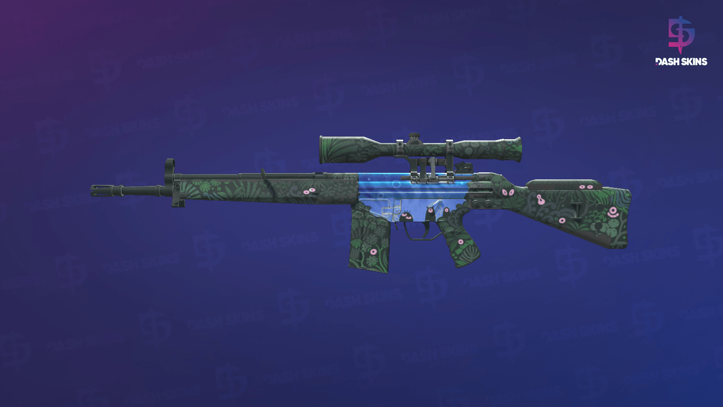 G3SG1 | Dream Glade (Well-Worn) - Frontside Screenshot