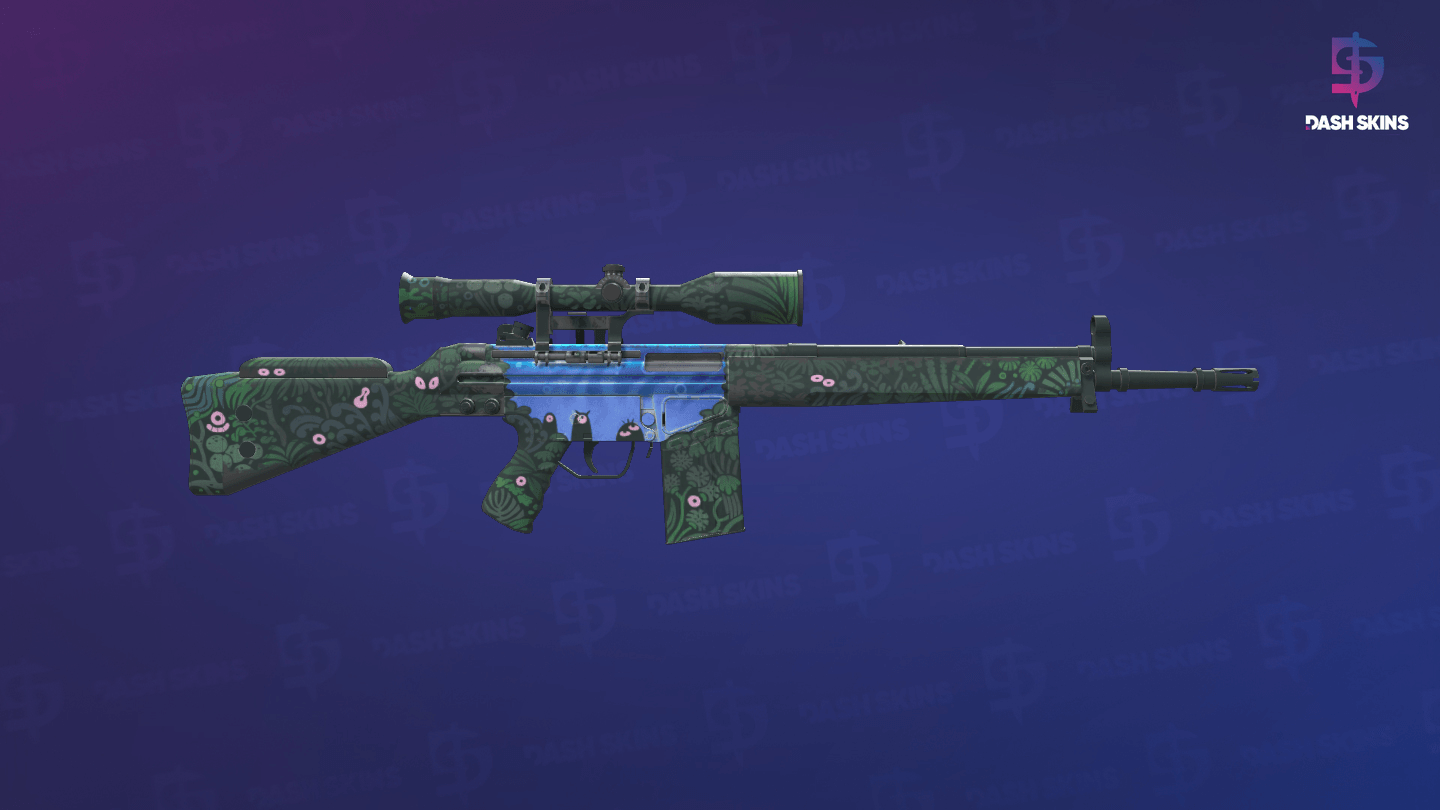 G3SG1 | Dream Glade (Well-Worn) - Backside Screenshot