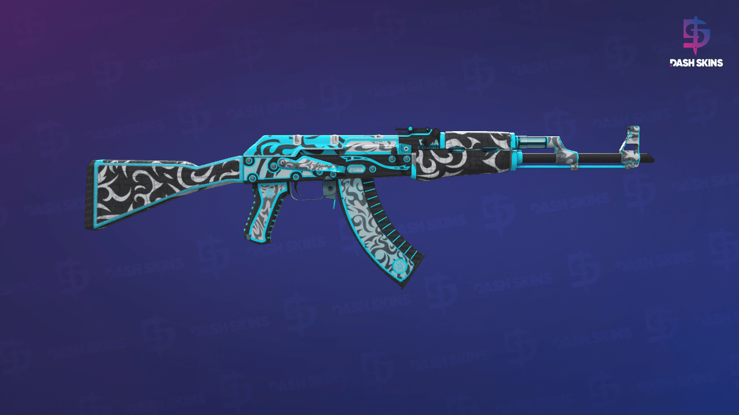 AK-47 | Frontside Misty (Minimal Wear) - Backside Screenshot