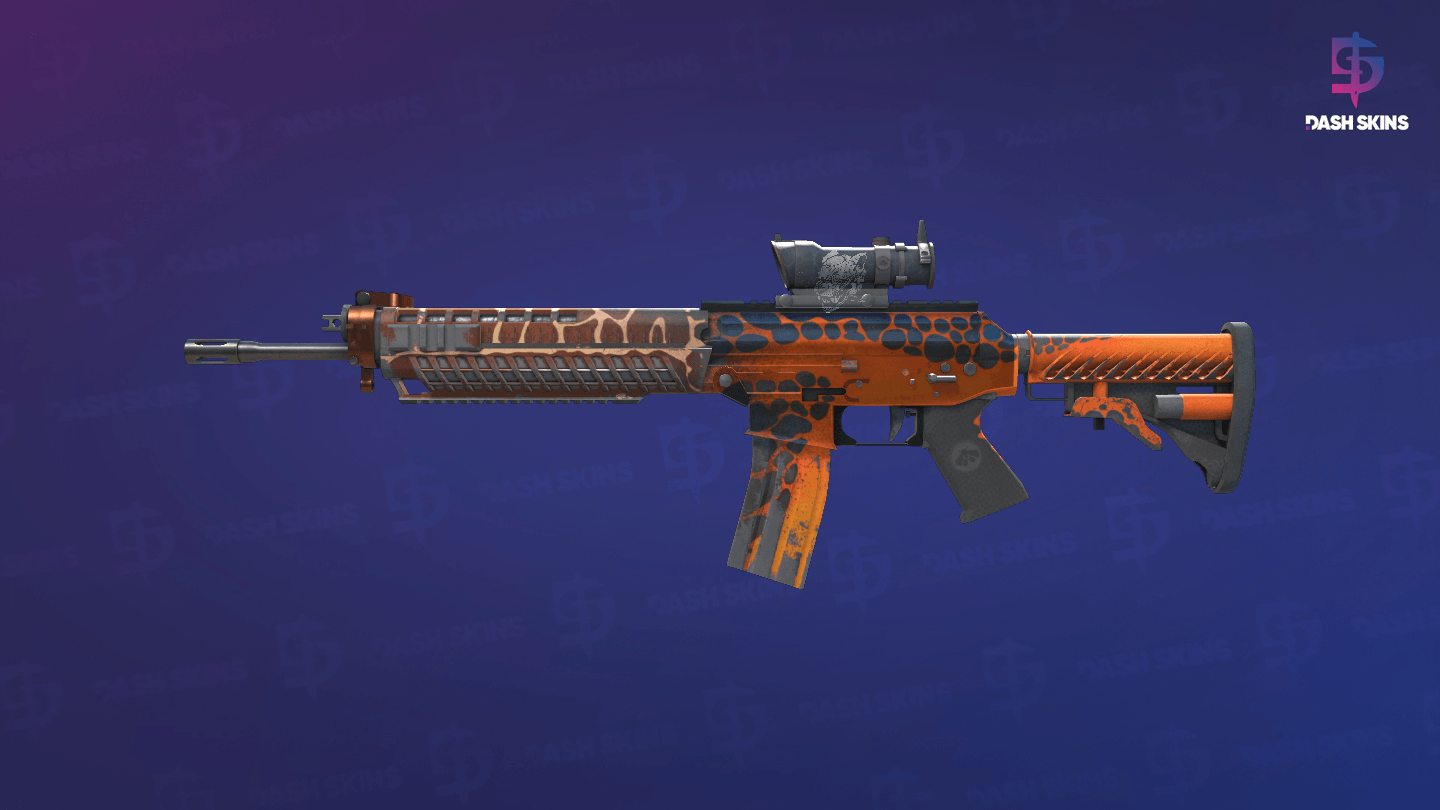 SG 553 | Tiger Moth (Field-Tested) - Frontside Screenshot