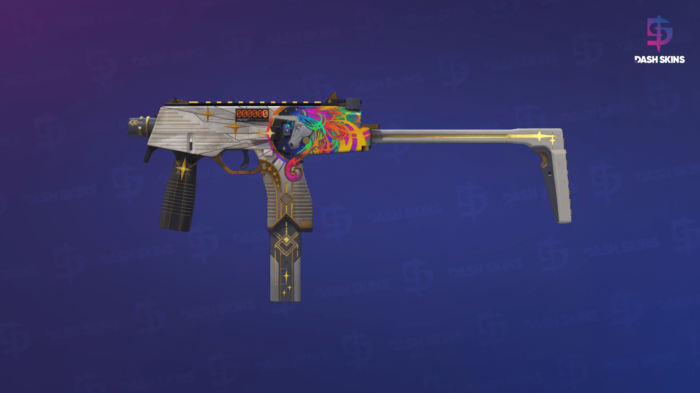 StatTrak™ MP9 | Starlight Protector (Minimal Wear) - Frontside Screenshot