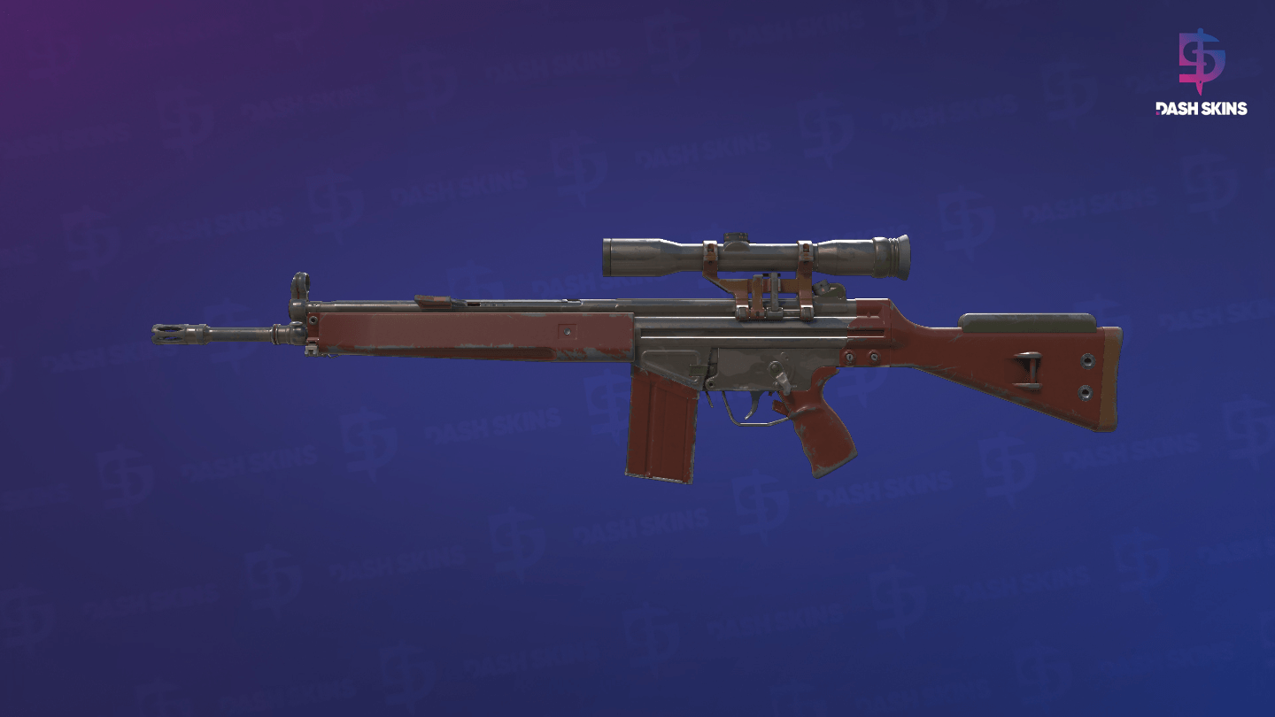 G3SG1 | Red Jasper (Field-Tested) - Frontside Screenshot