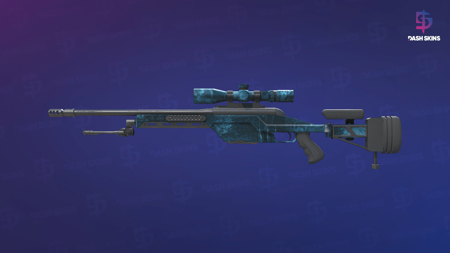 SSG 08 | Abyss (Well-Worn) - Frontside Screenshot