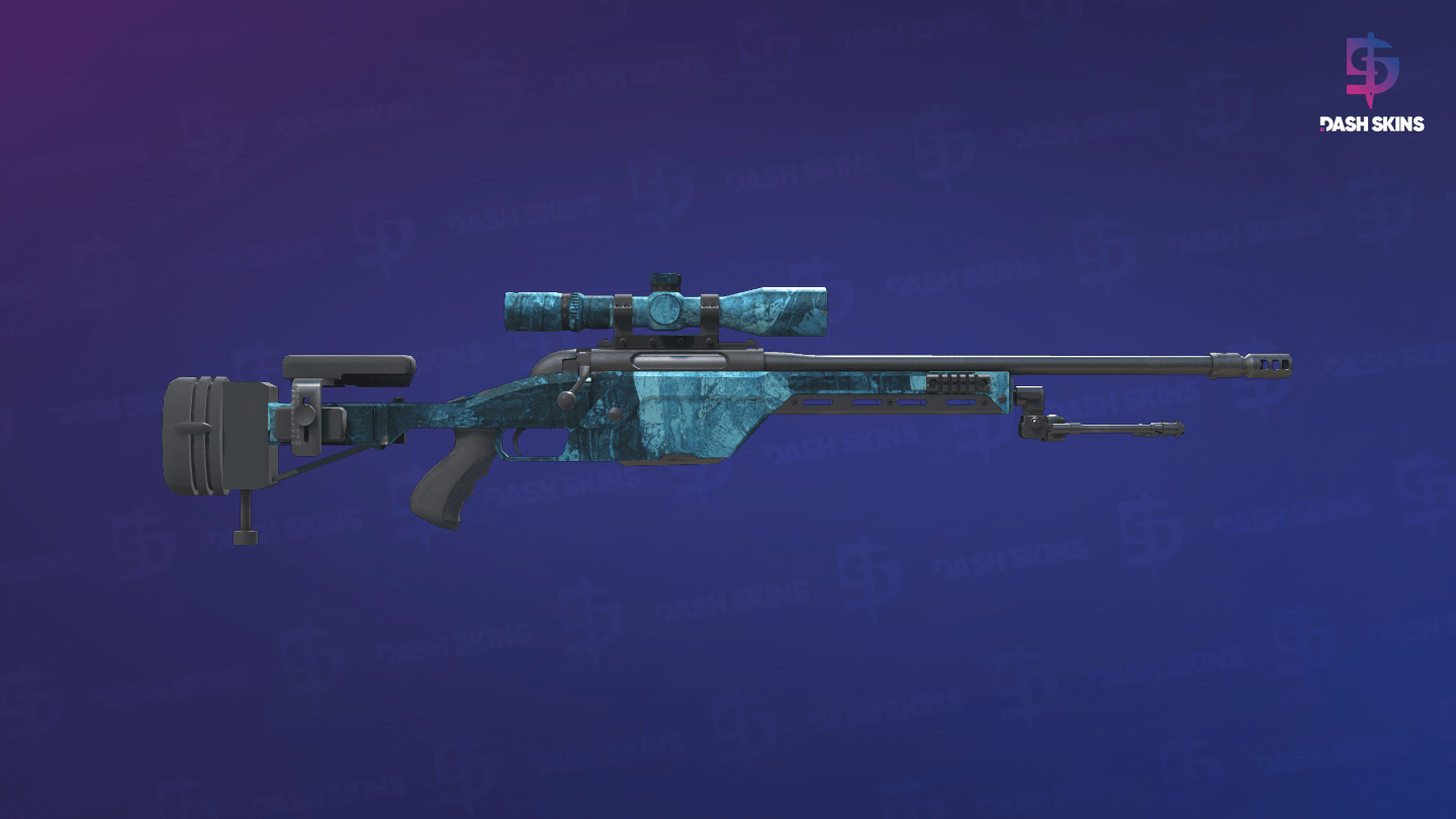 SSG 08 | Abyss (Well-Worn) - Backside Screenshot
