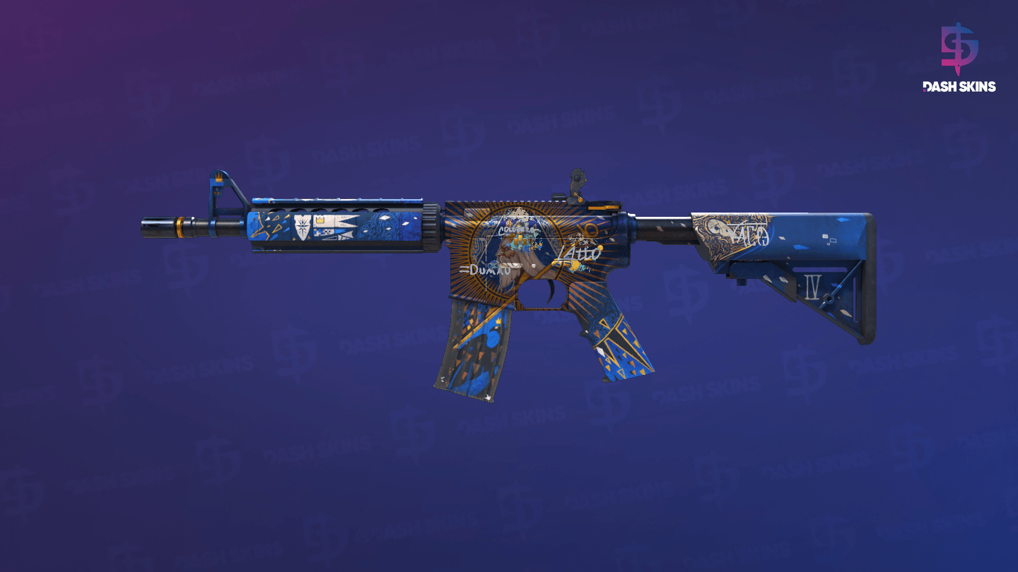 M4A4 | The Emperor (Field-Tested) - Frontside Screenshot