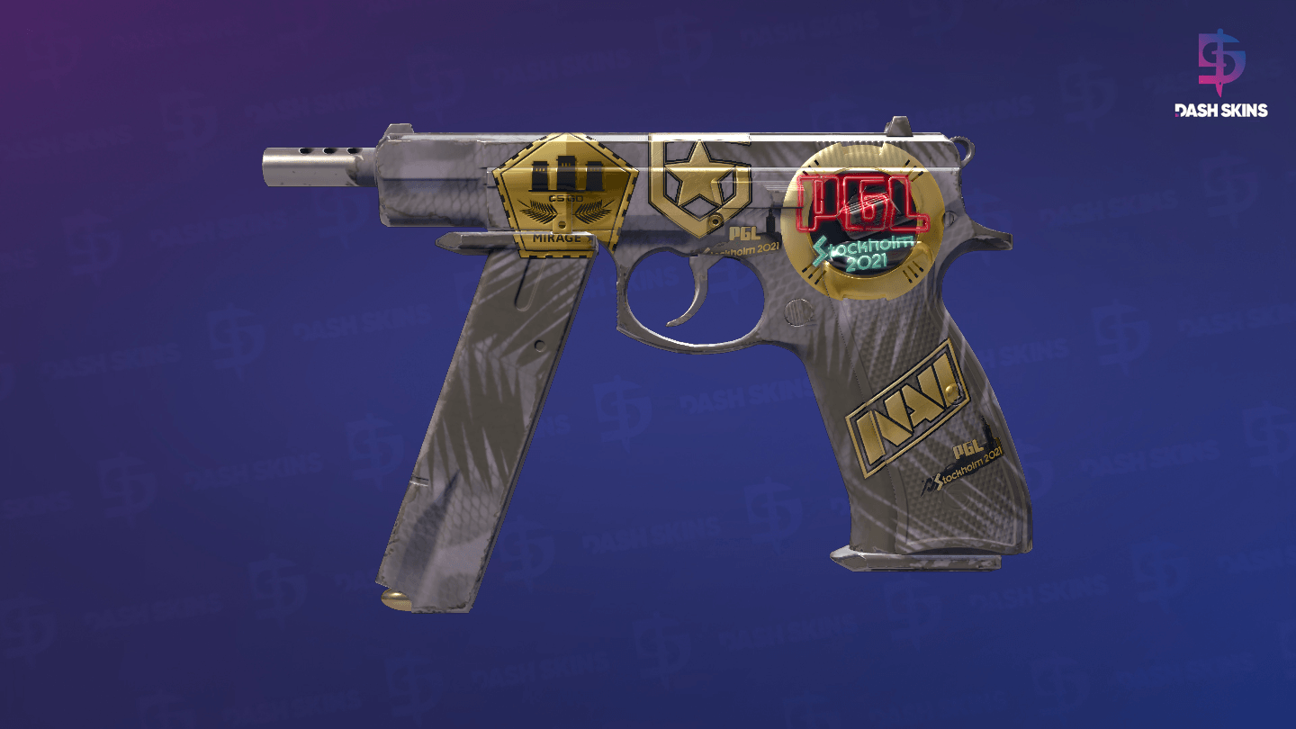 Souvenir CZ75-Auto | Midnight Palm (Minimal Wear) - Frontside Screenshot