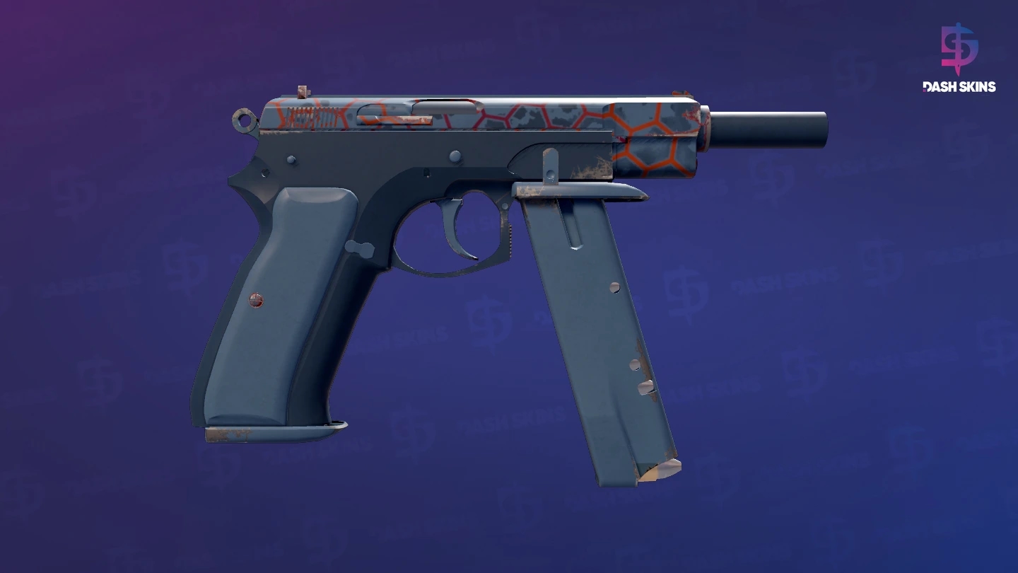 CZ75-Auto | Colmeia Azul - Backside Screenshot
