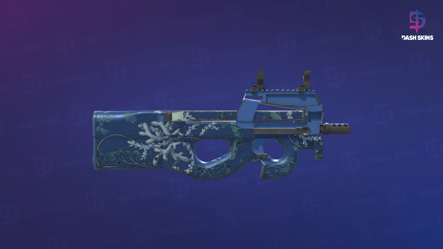 P90 | Reef Grief (Field-Tested) - Backside Screenshot