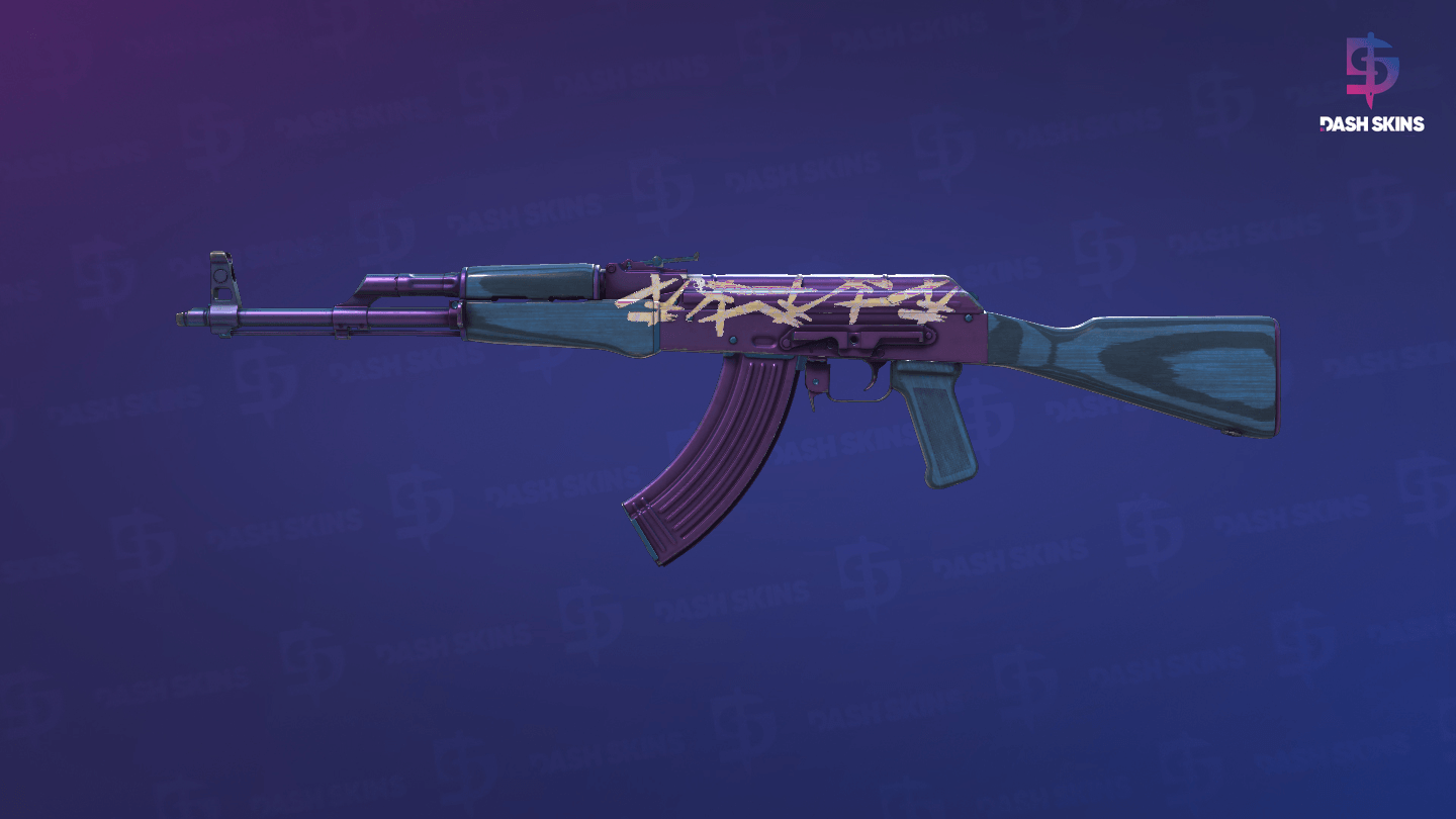 AK-47 | Midnight Laminate (Field-Tested) - Frontside Screenshot