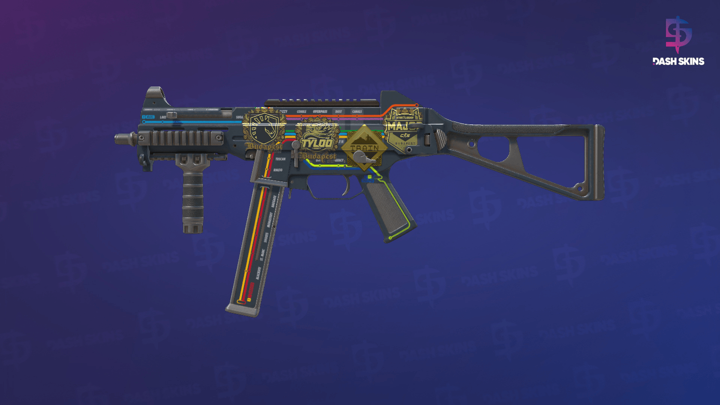 Souvenir UMP-45 | Late Night Transit (Field-Tested) - Frontside Screenshot