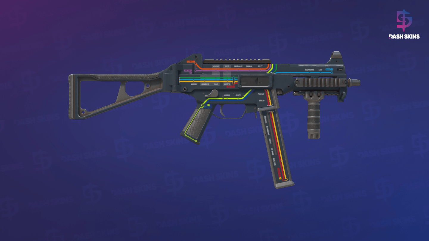 Souvenir UMP-45 | Late Night Transit (Field-Tested) - Backside Screenshot