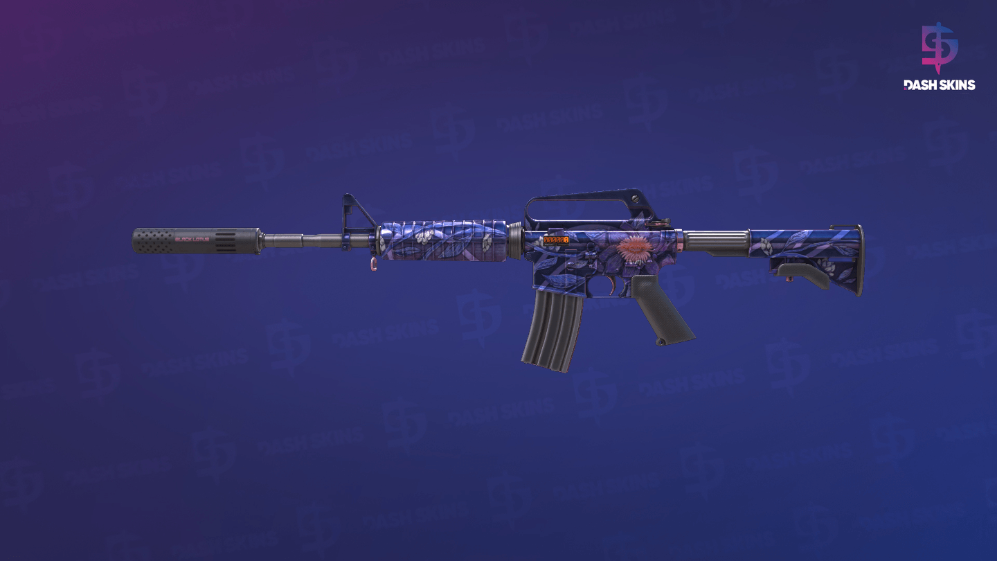 StatTrak™ M4A1-S | Black Lotus (Field-Tested) - Frontside Screenshot