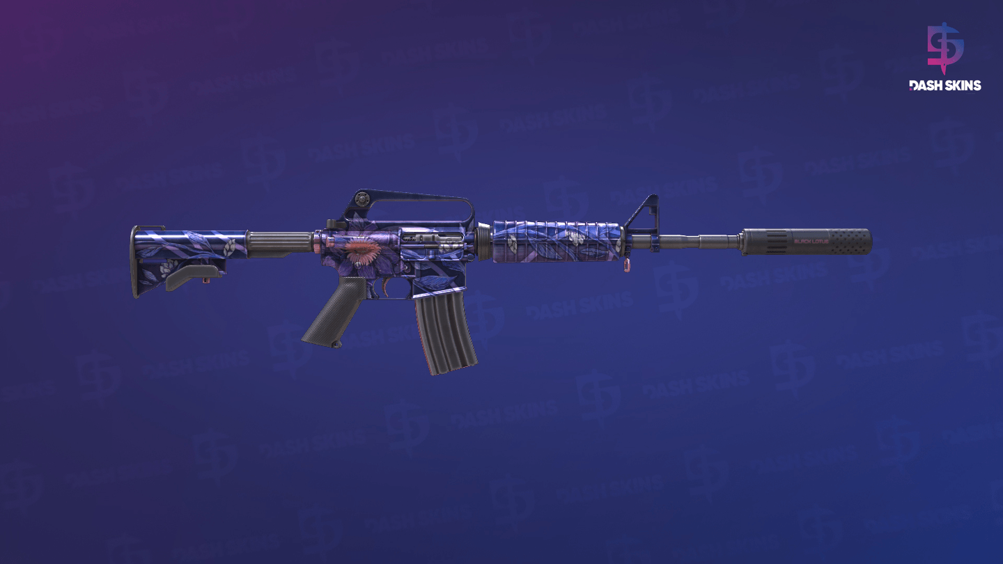 StatTrak™ M4A1-S | Black Lotus (Field-Tested) - Backside Screenshot
