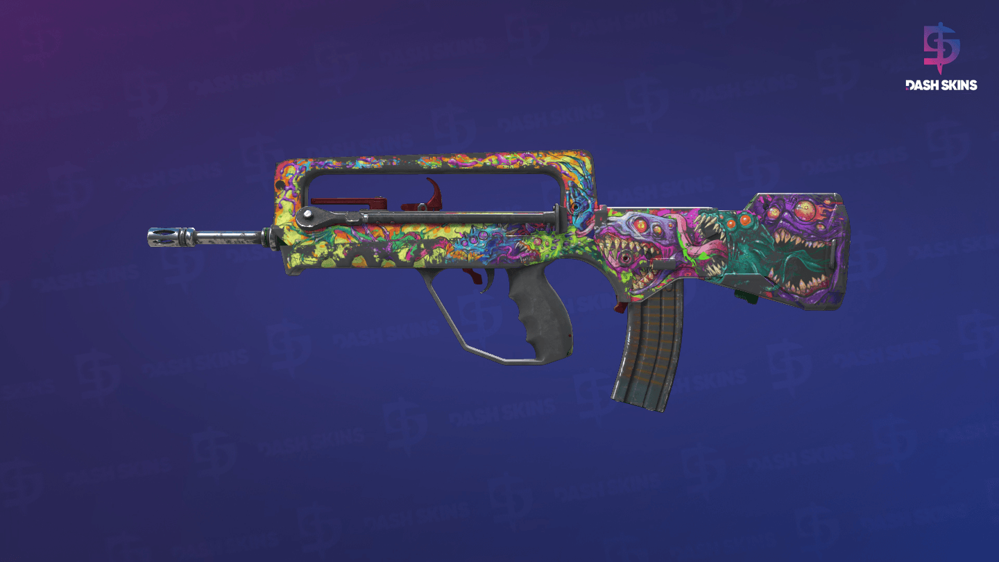FAMAS | Bad Trip (Battle-Scarred) - Frontside Screenshot