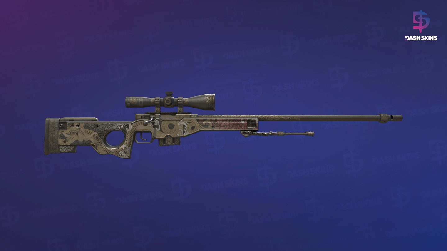 AWP | Duality (Well-Worn) - Backside Screenshot