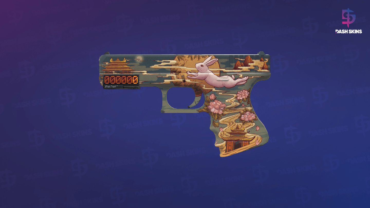 StatTrak™ Glock-18 | Umbral Rabbit (Minimal Wear) - Frontside Screenshot
