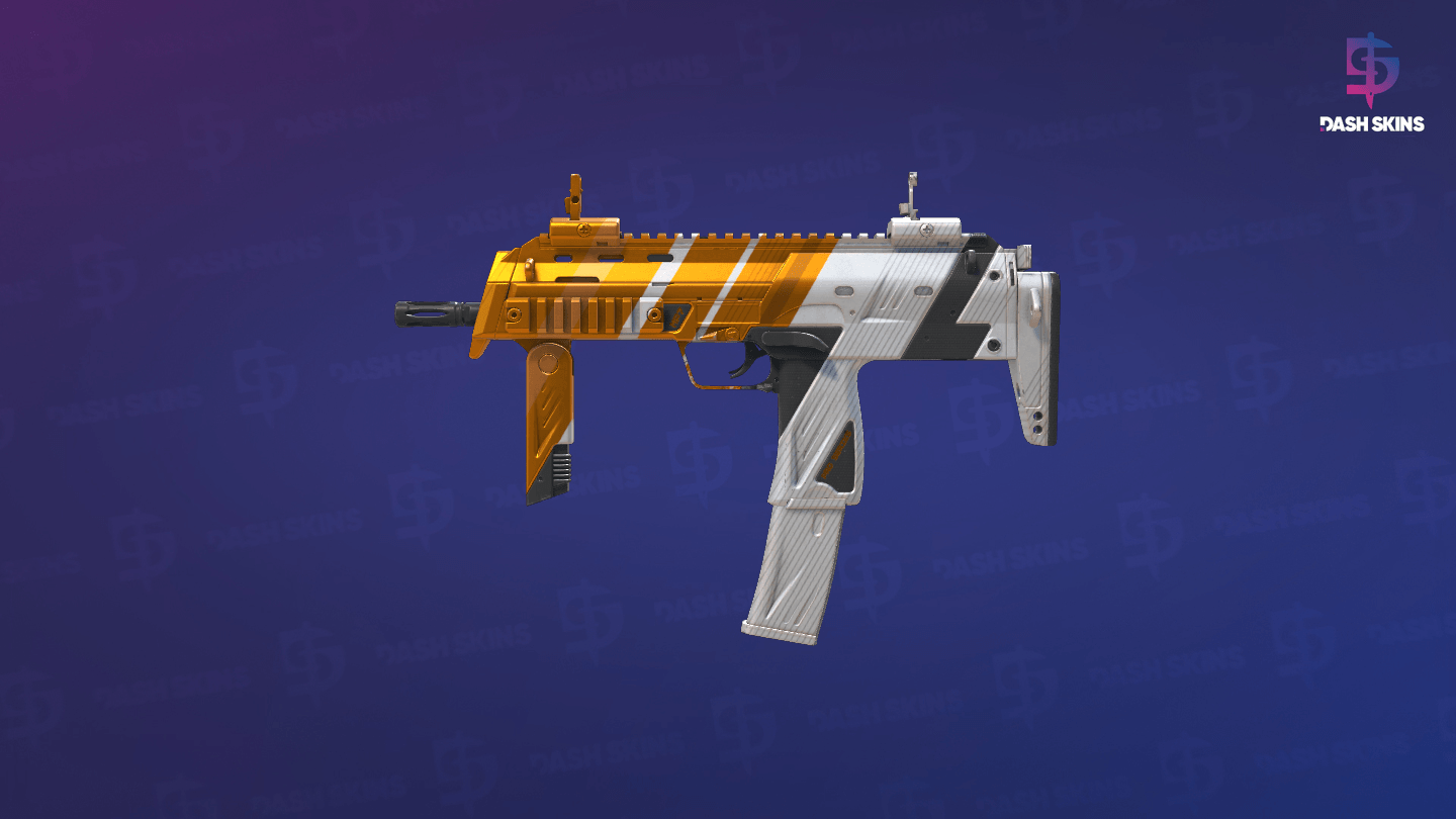 MP7 | Amberline (Minimal Wear) - Frontside Screenshot