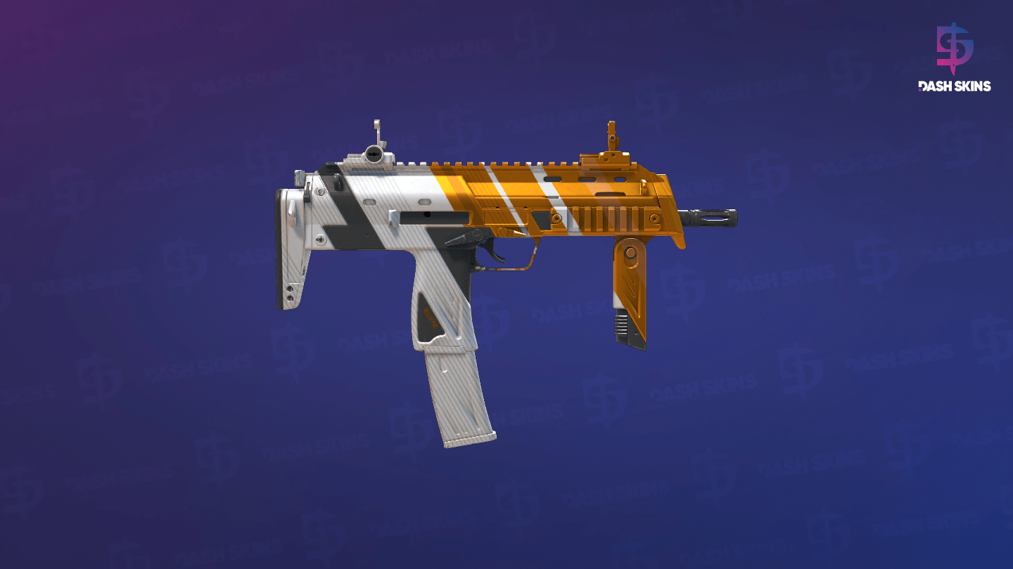 MP7 | Amberline (Minimal Wear) - Backside Screenshot