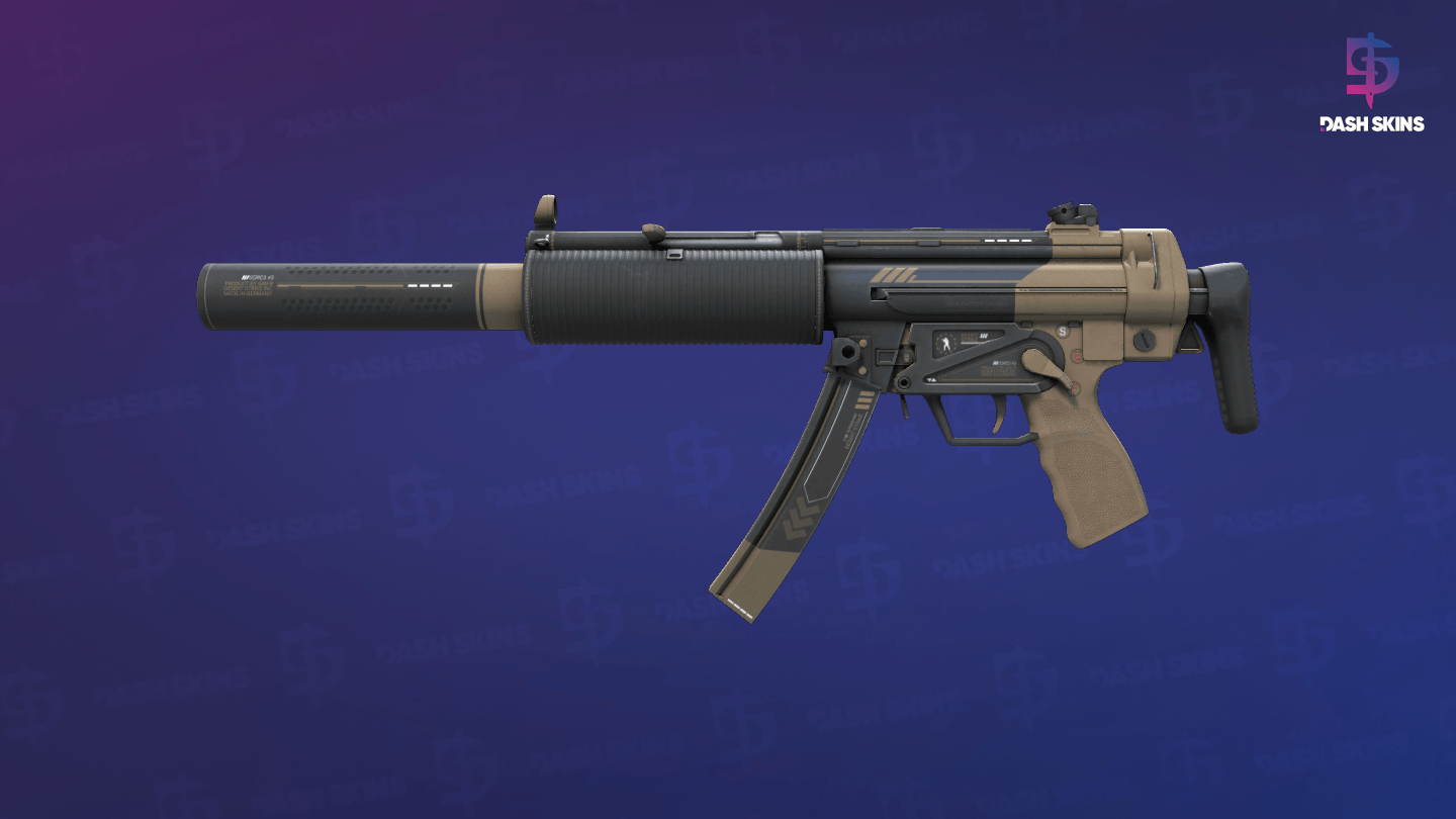 MP5-SD | Desert Strike (Field-Tested) - Frontside Screenshot