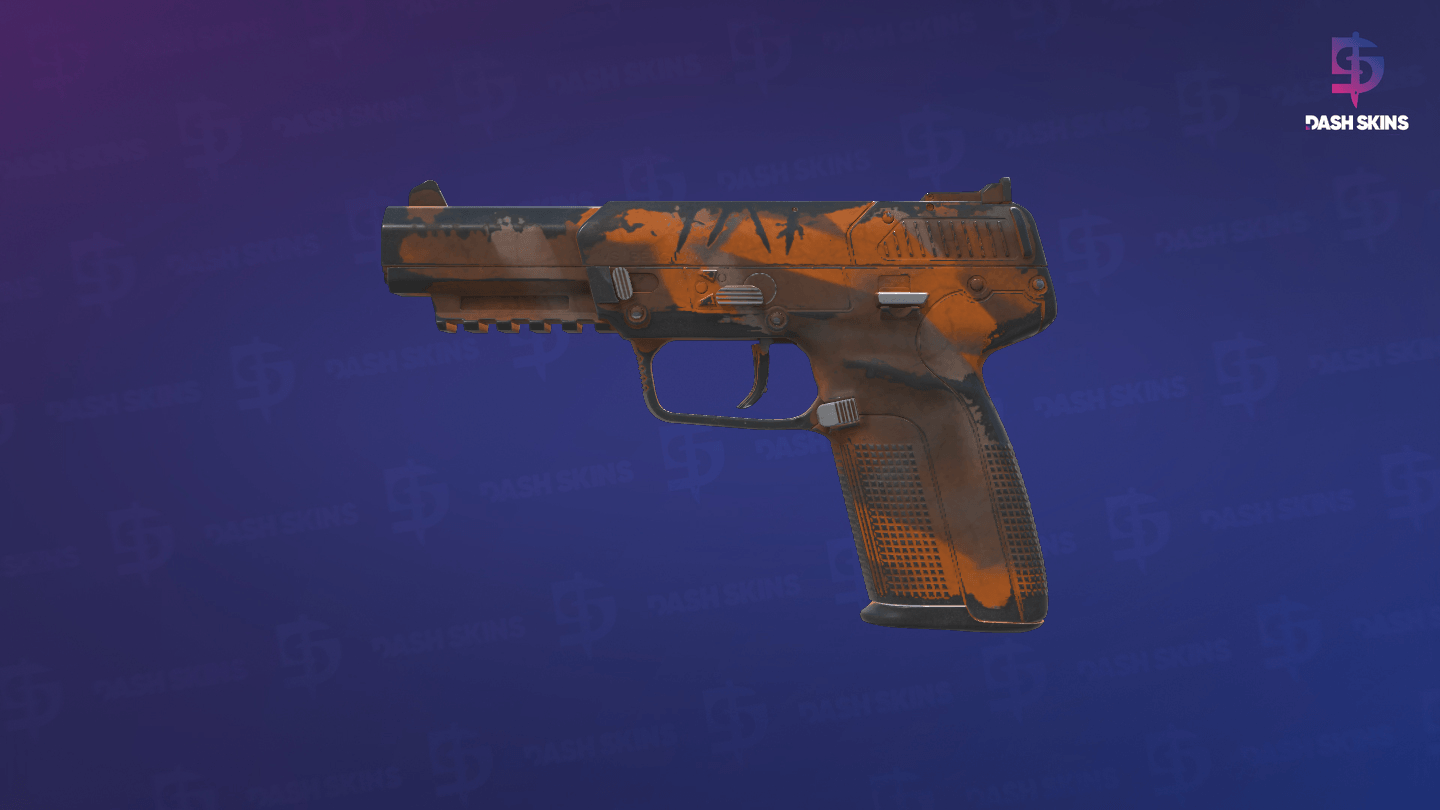 Five-SeveN | Orange Peel (Field-Tested) - Frontside Screenshot