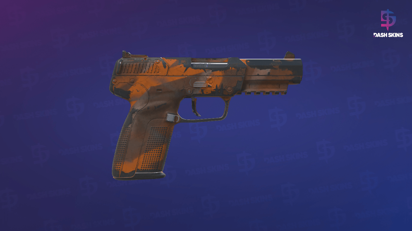 Five-SeveN | Orange Peel (Field-Tested) - Backside Screenshot