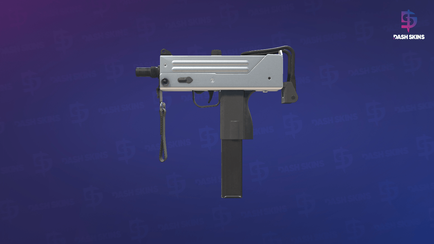 MAC-10 | Silver (Factory New) - Frontside Screenshot
