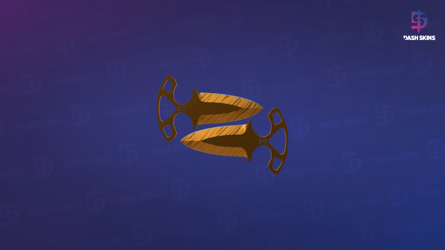 ★ Shadow Daggers | Tiger Tooth (Factory New) - Backside Screenshot