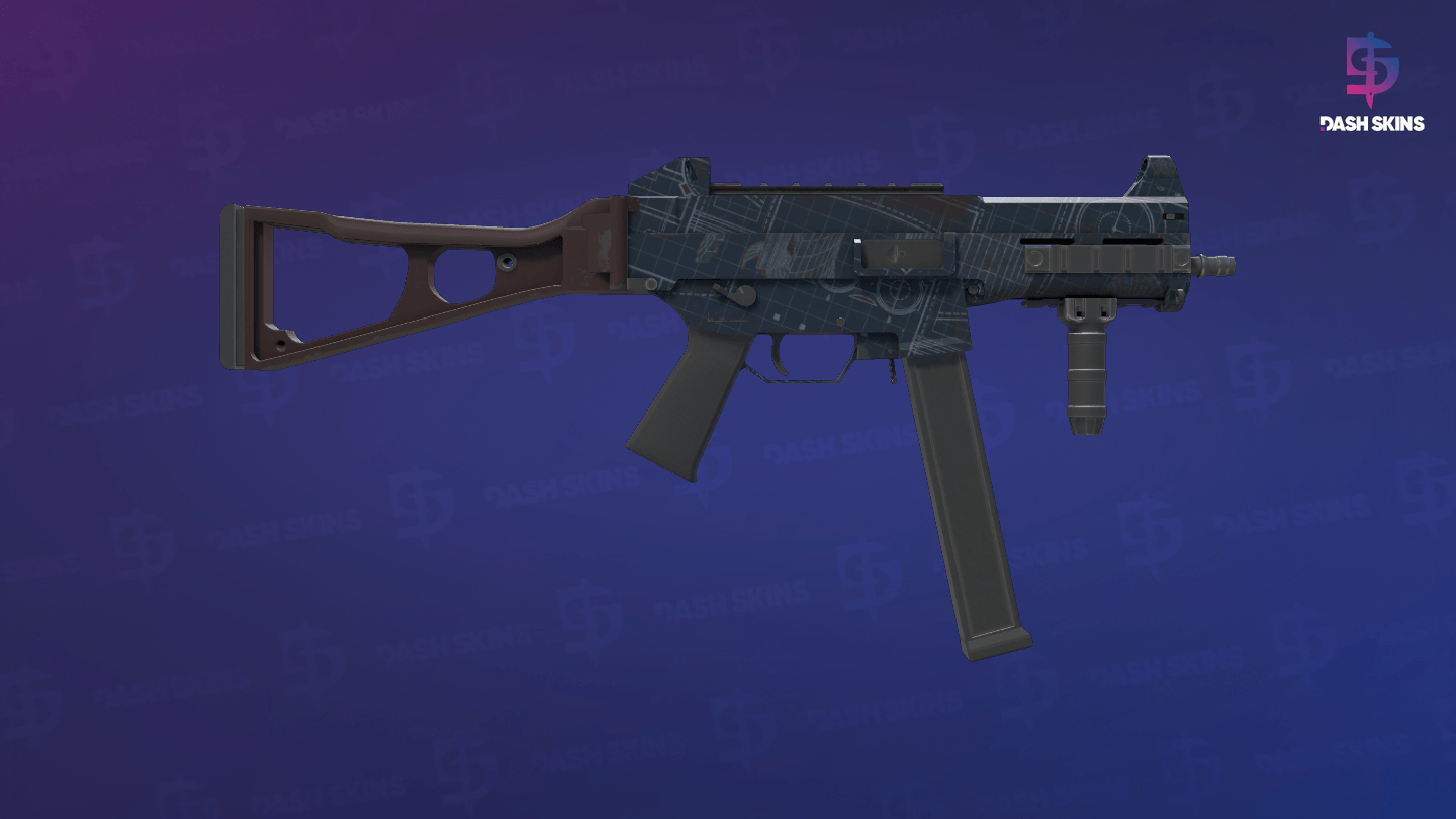 UMP-45 | Facility Dark (Minimal Wear) - Backside Screenshot