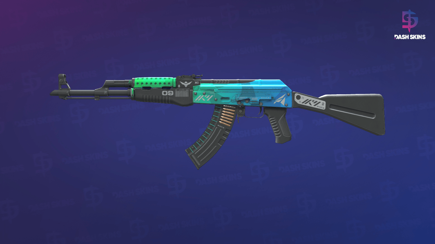 AK-47 | Ice Coaled (Minimal Wear) - Frontside Screenshot