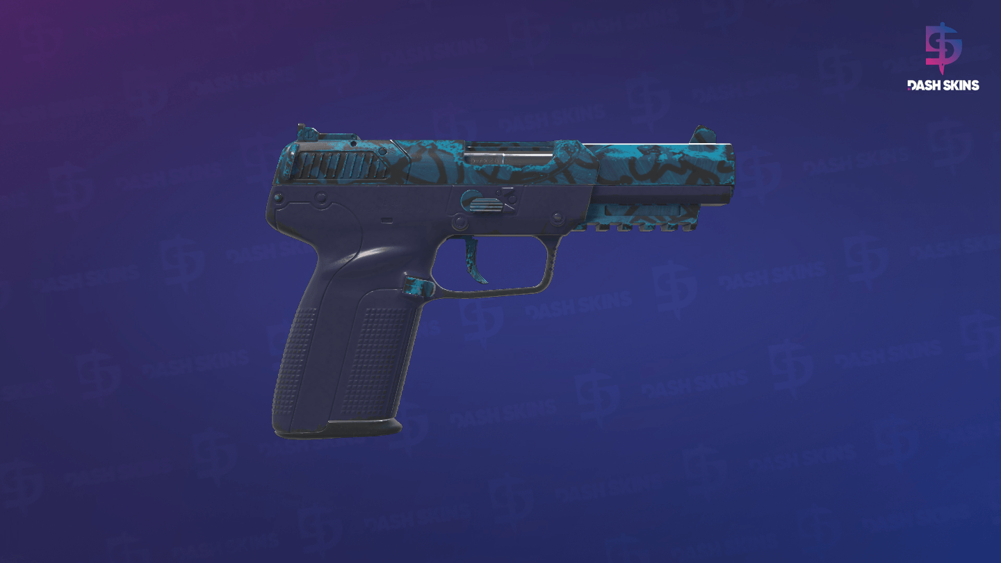 Five-SeveN | Midnight Paintover (Field-Tested) - Backside Screenshot