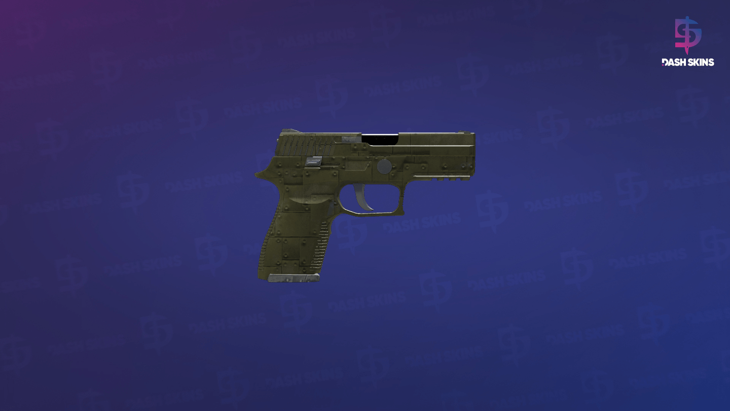 P250 | Iron Clad (Battle-Scarred) - Backside Screenshot