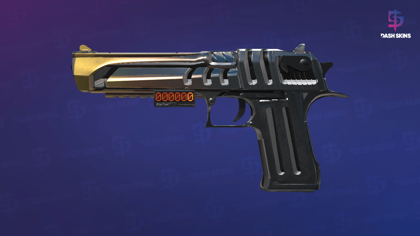 StatTrak™ Desert Eagle | Light Rail (Well-Worn) - Frontside Screenshot