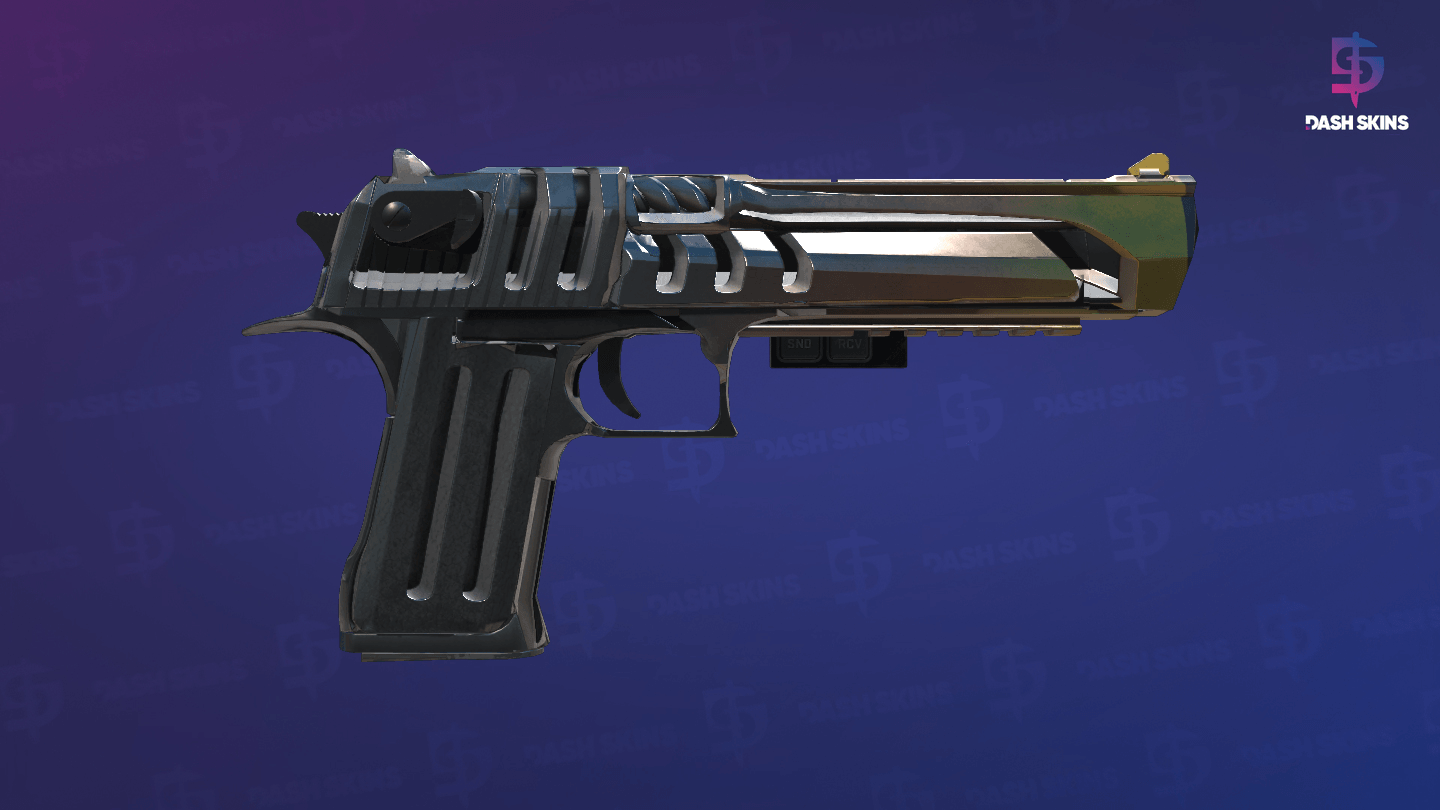 StatTrak™ Desert Eagle | Light Rail (Well-Worn) - Backside Screenshot