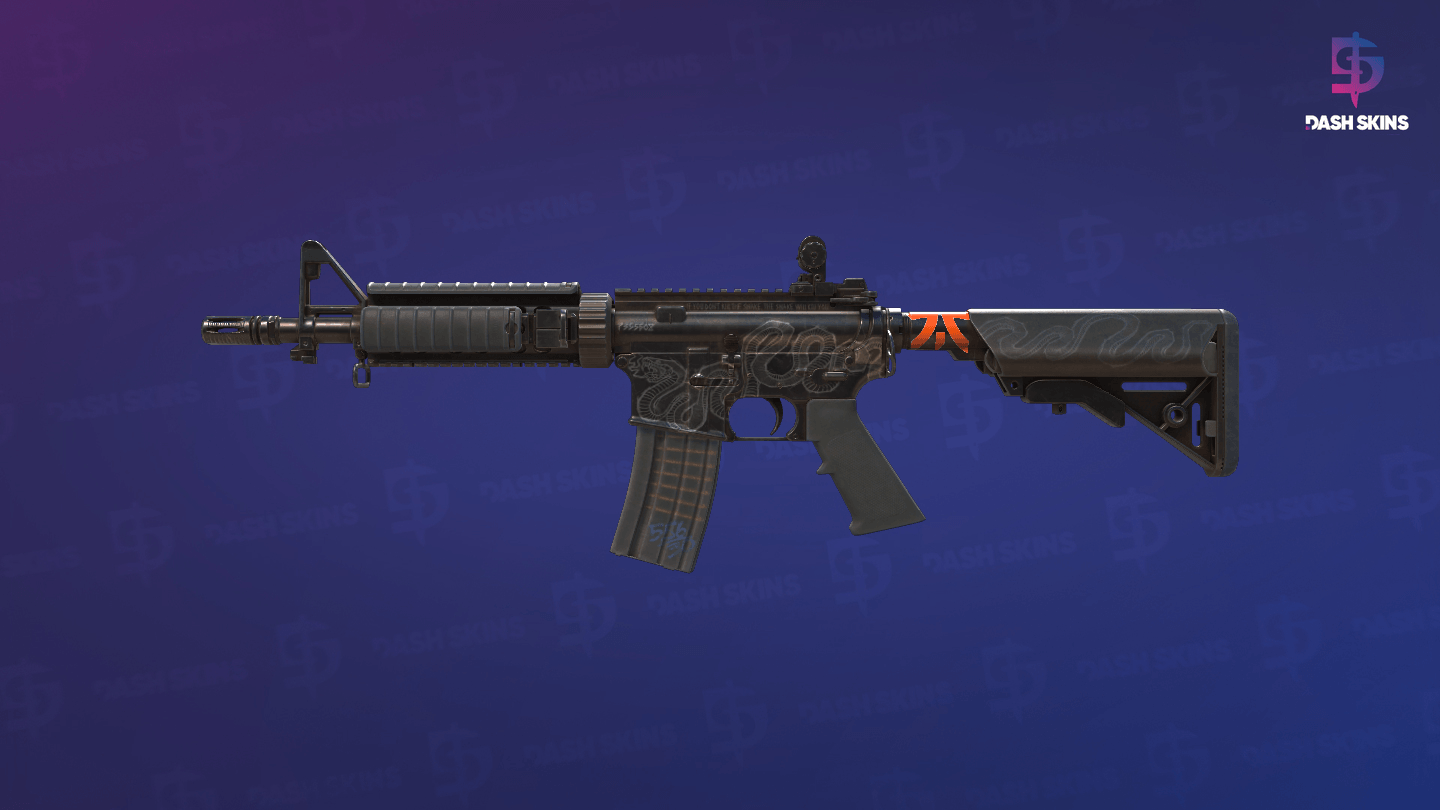 M4A4 | Etch Lord (Well-Worn) - Frontside Screenshot