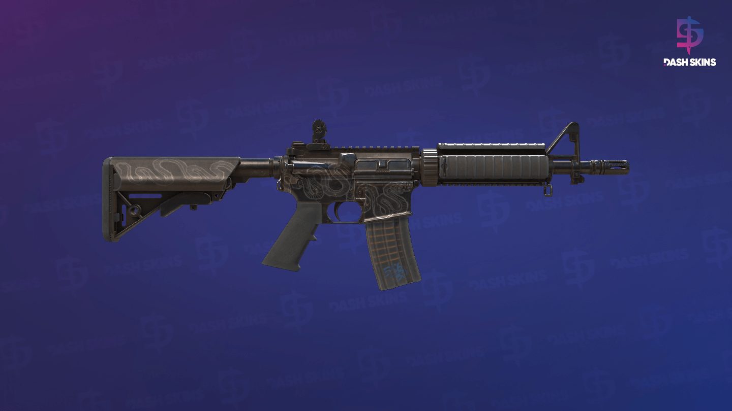 M4A4 | Etch Lord (Well-Worn) - Backside Screenshot